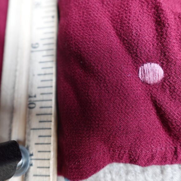 Farm Rio Womens Dress Small Red Polka Dot Embroidered Maxi Mixed Dot - Picture 9 of 13